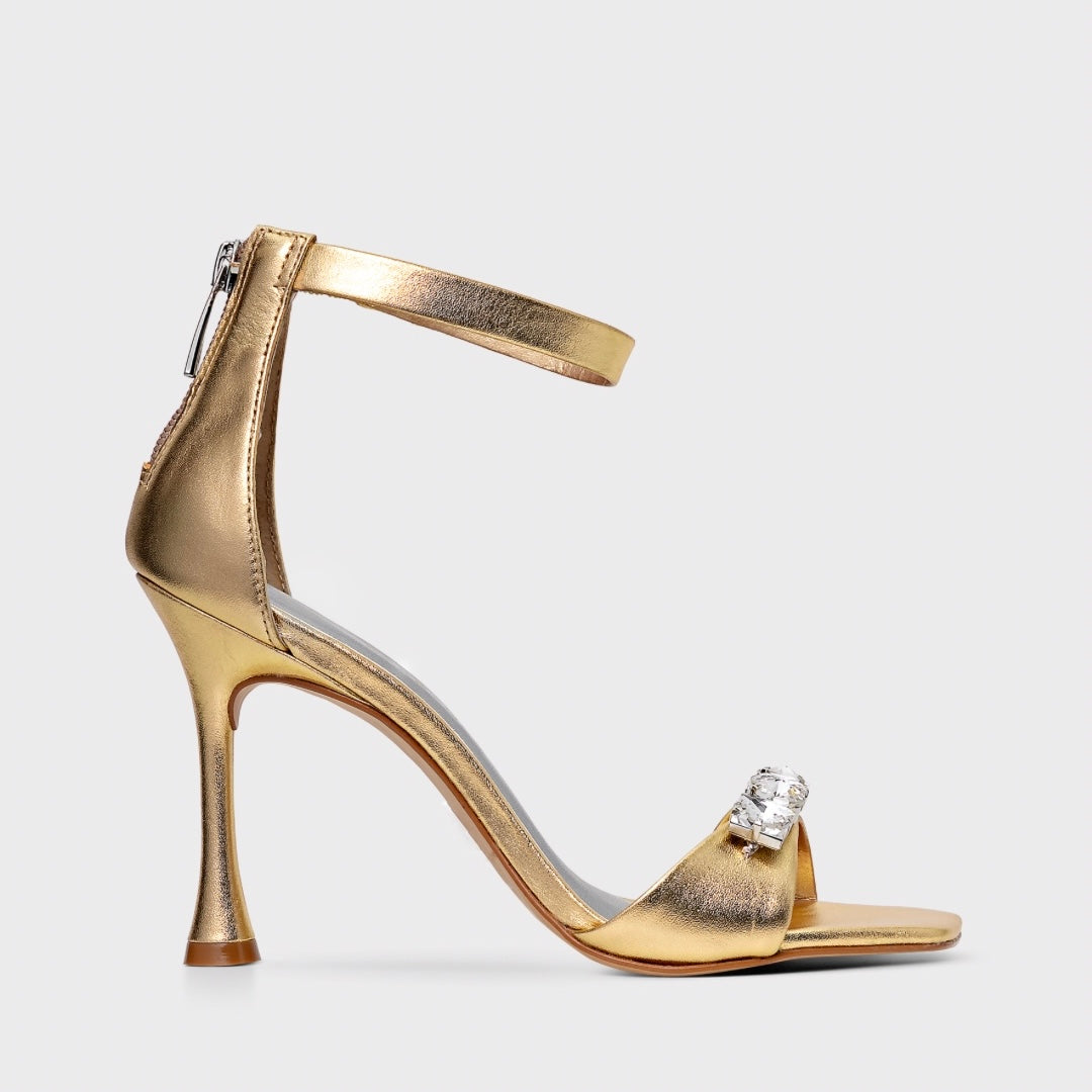 Crystal Sandal Heel