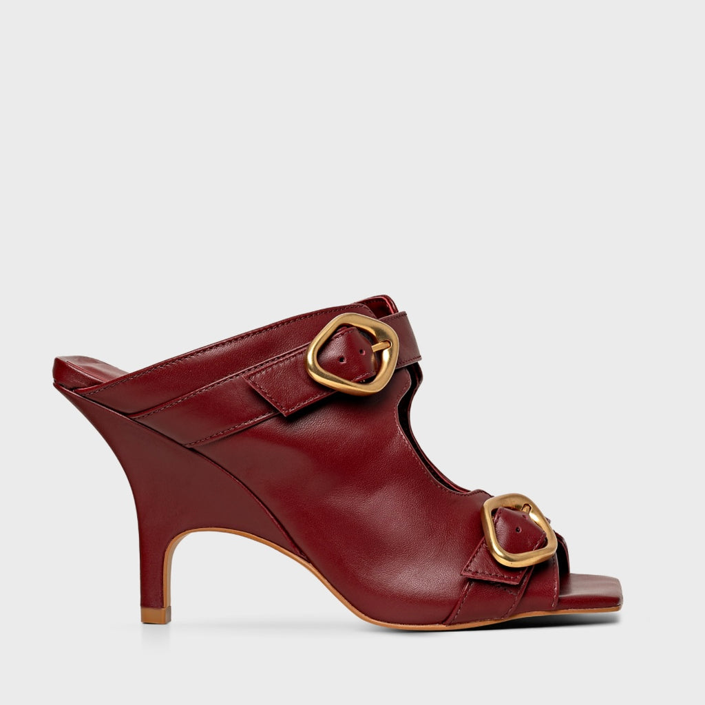Double Buckle Open Mule (Ipanema)