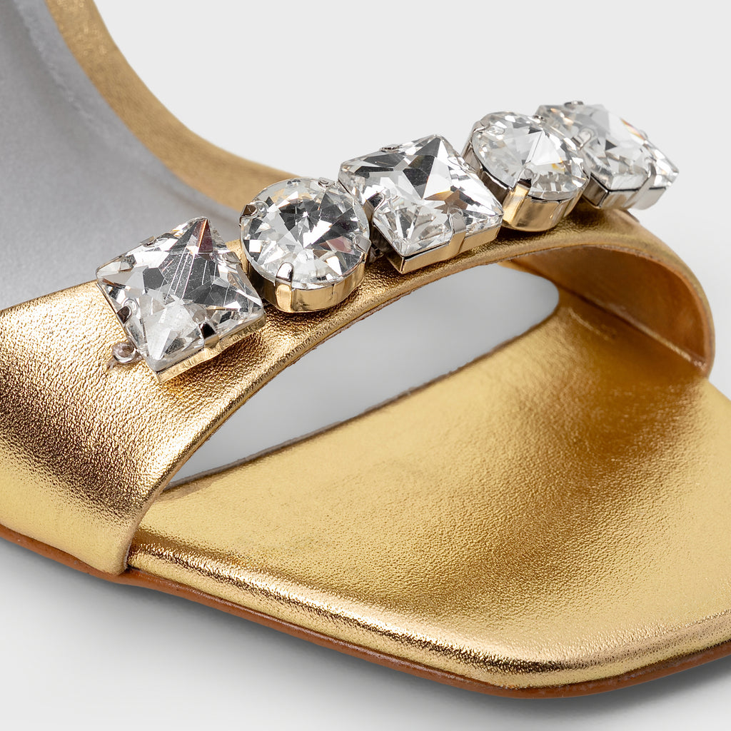 Crystal Sandal Heel