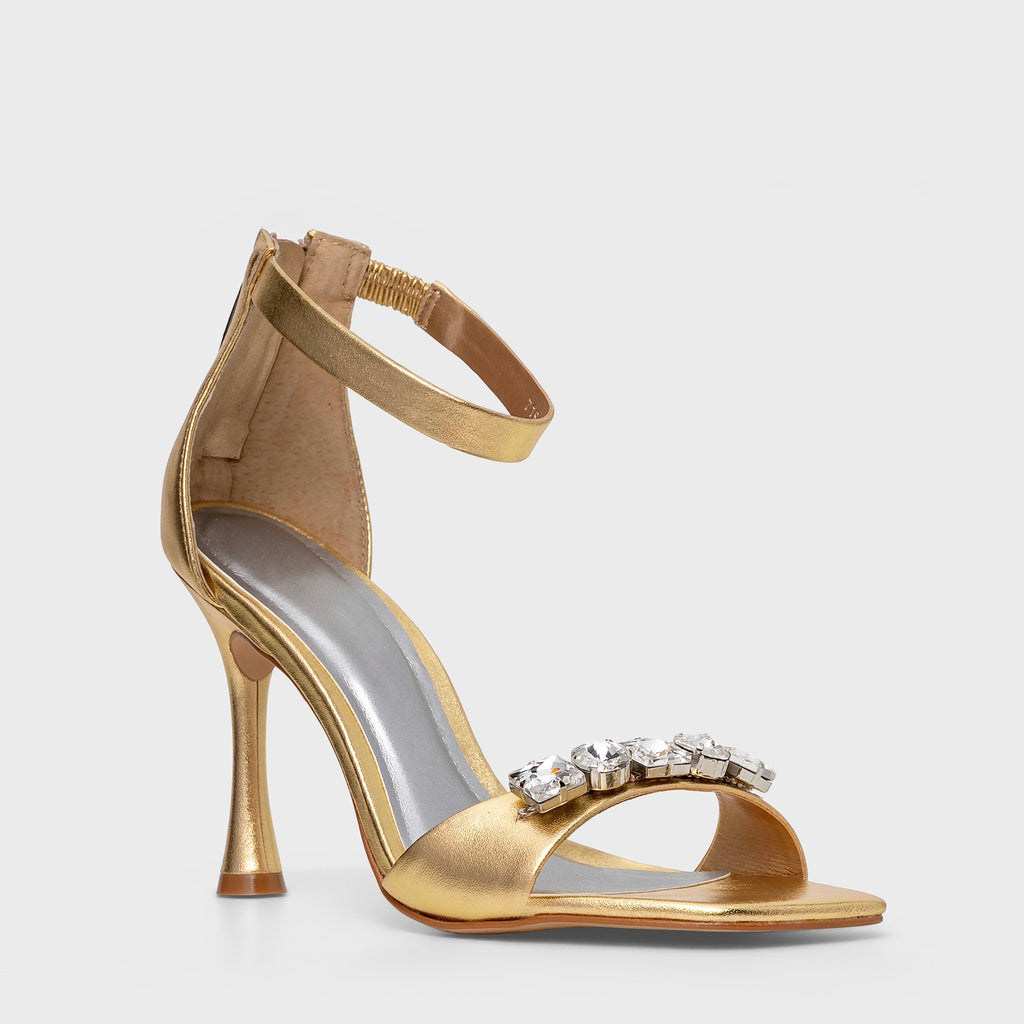 Crystal Sandal Heel