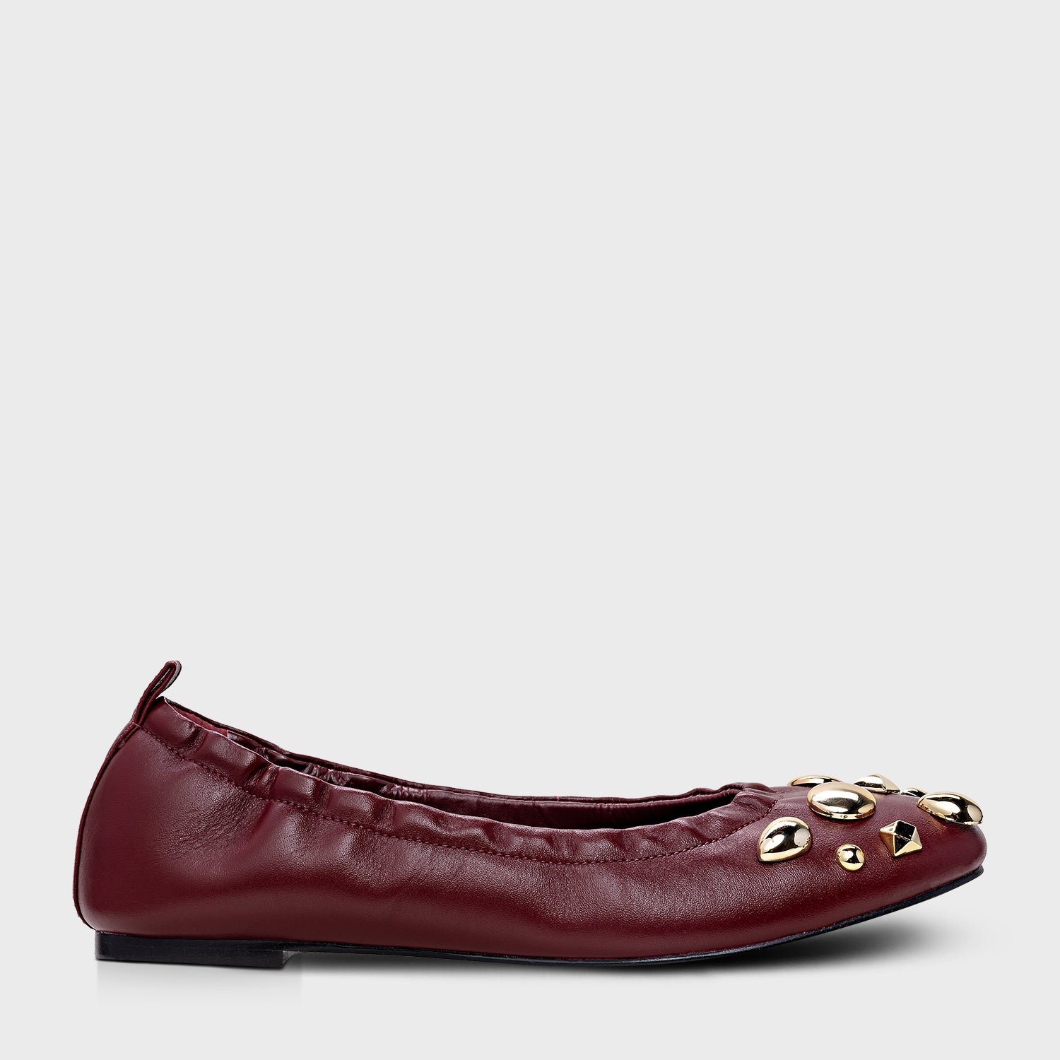 Embellished Elastic Ballet Flat