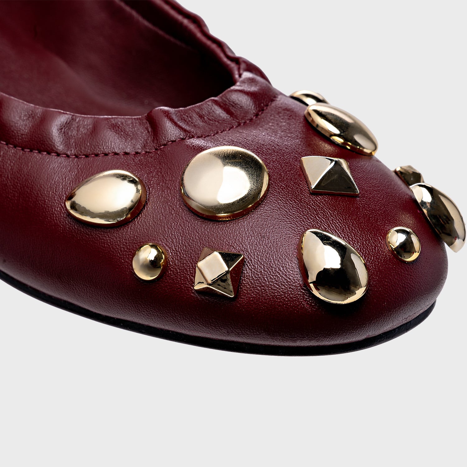 Embellished Elastic Ballet Flat