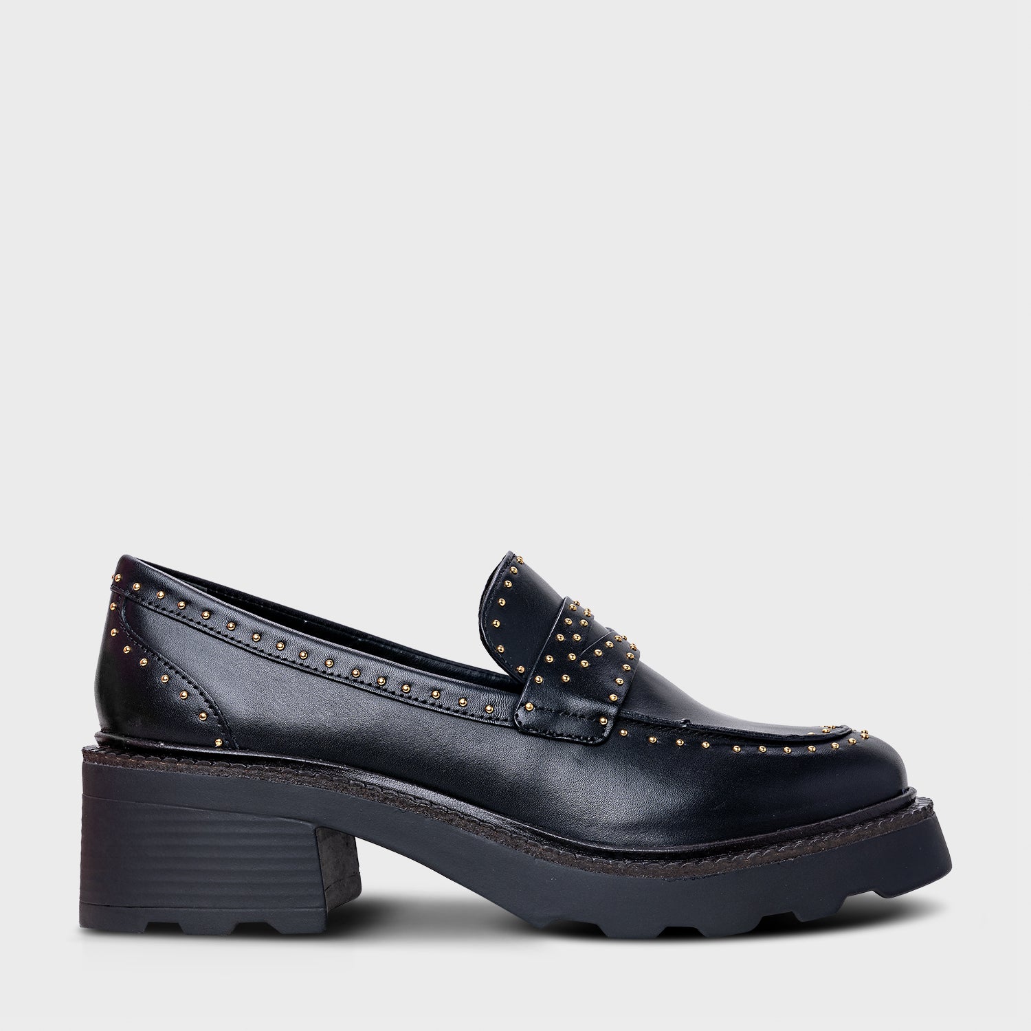 Mini Stud Lug Sole Loafer