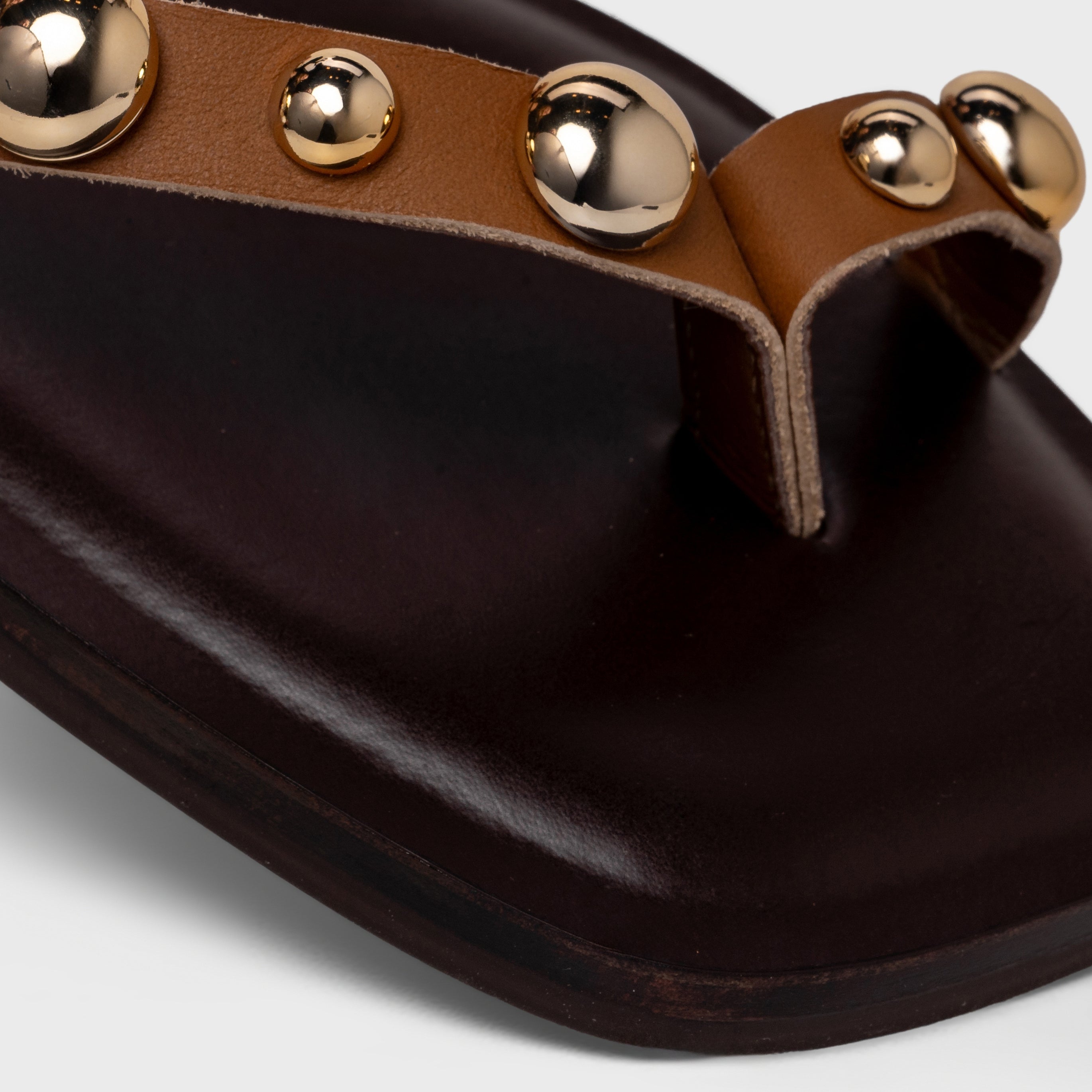 Ball Strap Flat Sandal