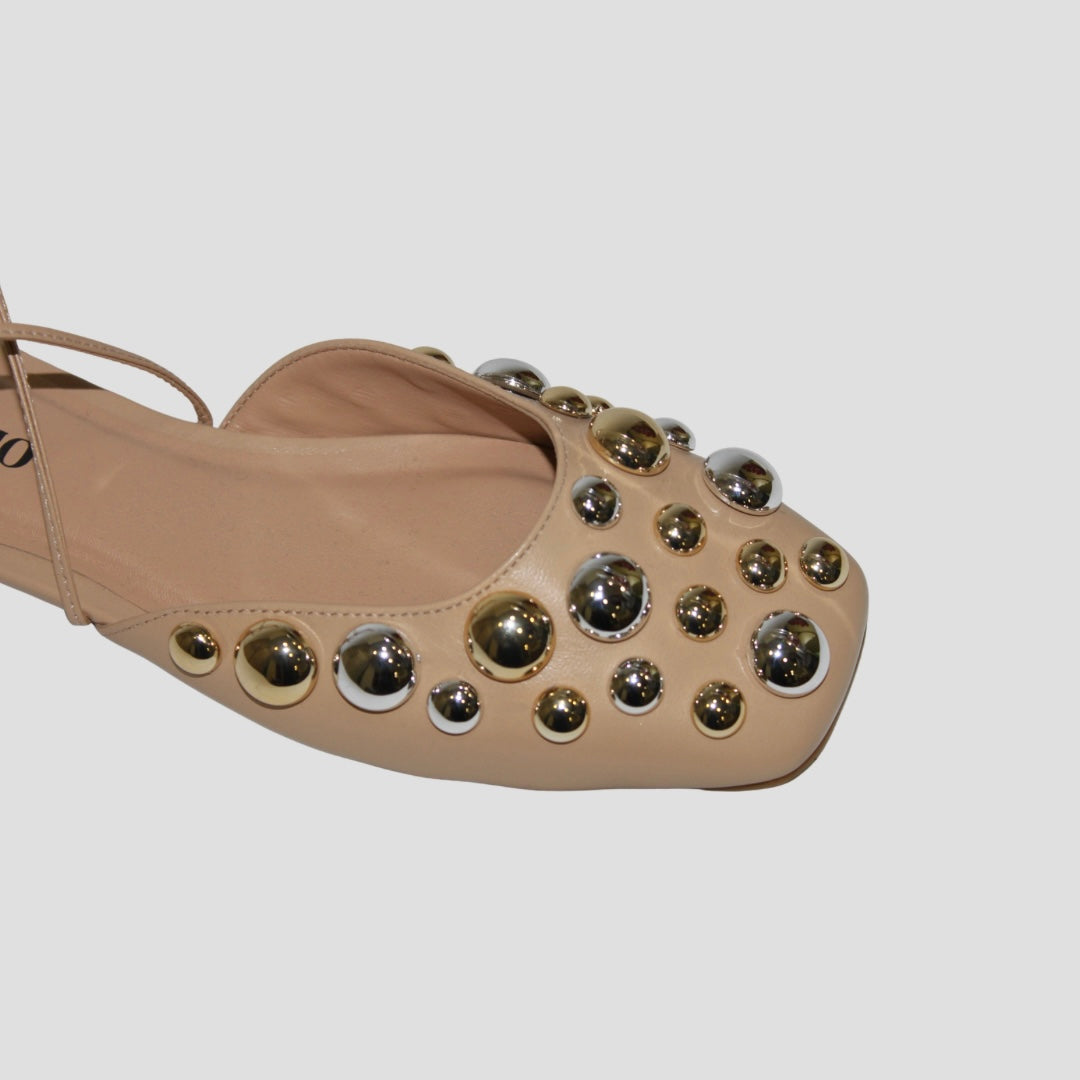 Metal Ball Ankle Wrap Flat