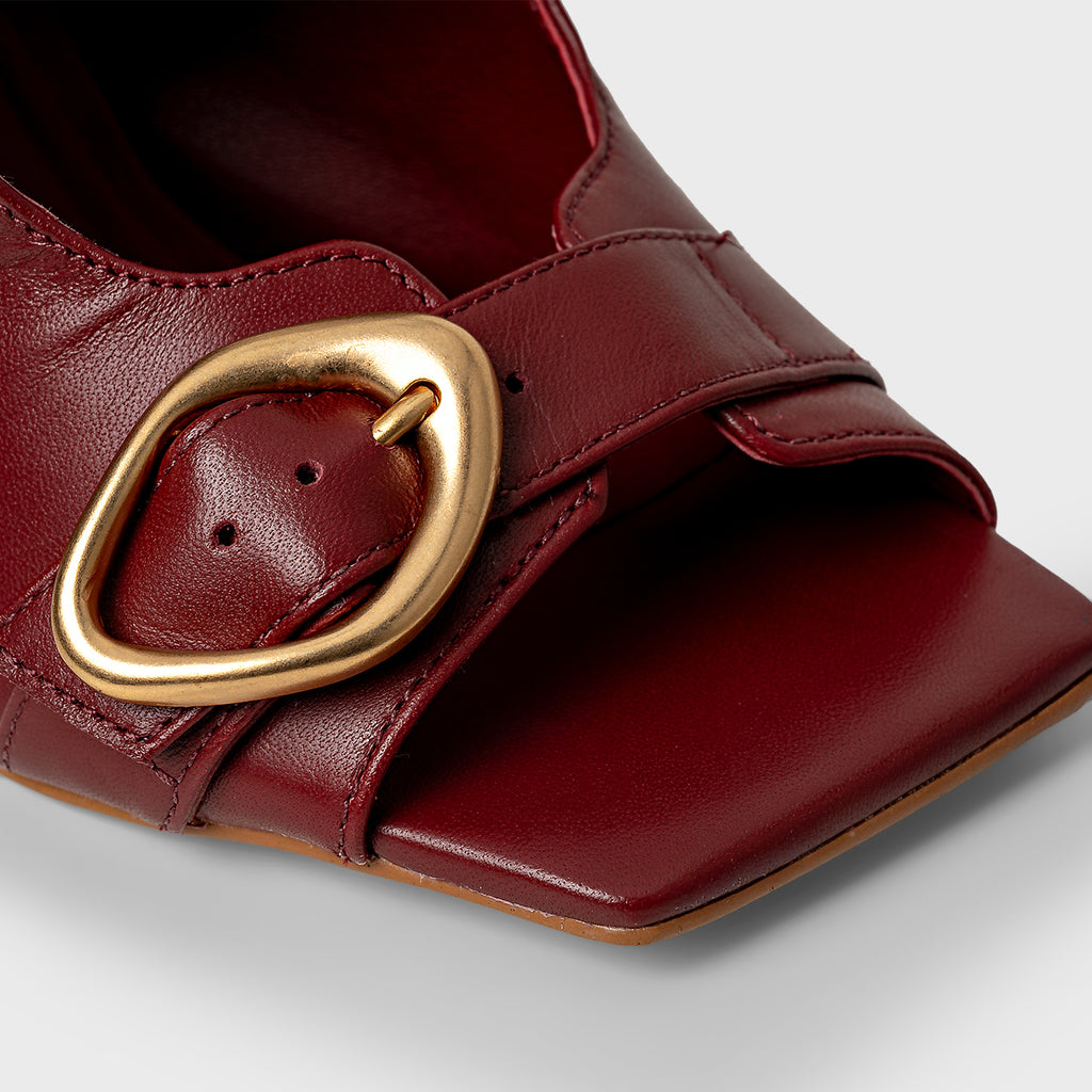 Double Buckle Open Mule (Ipanema)