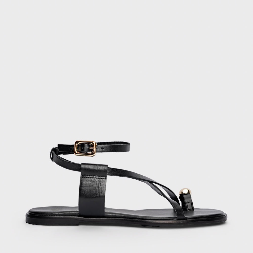 Cross Strap Toe-Ring Sandal