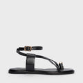 Cross Strap Toe-Ring Sandal
